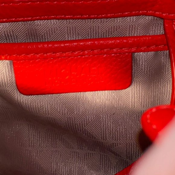 Michael Kors LG TZ Leather Anabelle Tote, Coral Reef - Picture 9 of 9